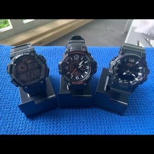 Lot of 3 Casio Watches for Peanuts! All NWOT!